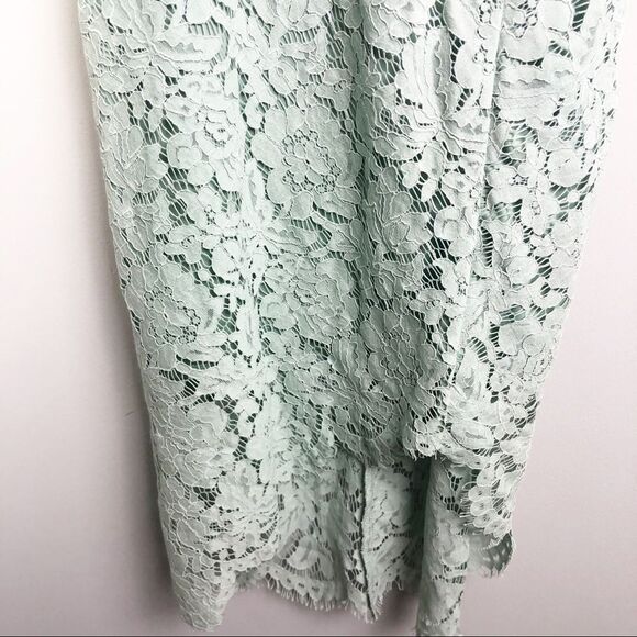 LULU’S | NEW Flirting with Desire Lace Bodycon Dress Blue Mint Women’s Size L - Picture 5 of 14
